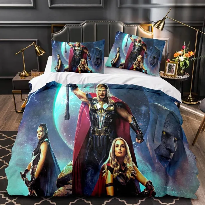 Thor 4 Love And Thunder Bedding Set Duvet Cover