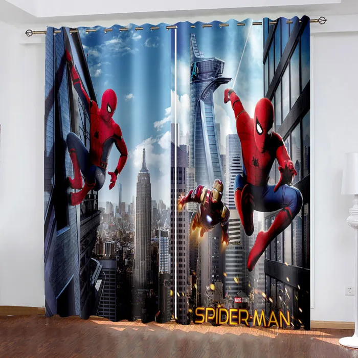 Marvel Spider-Man Curtains Blackout Window Drapes