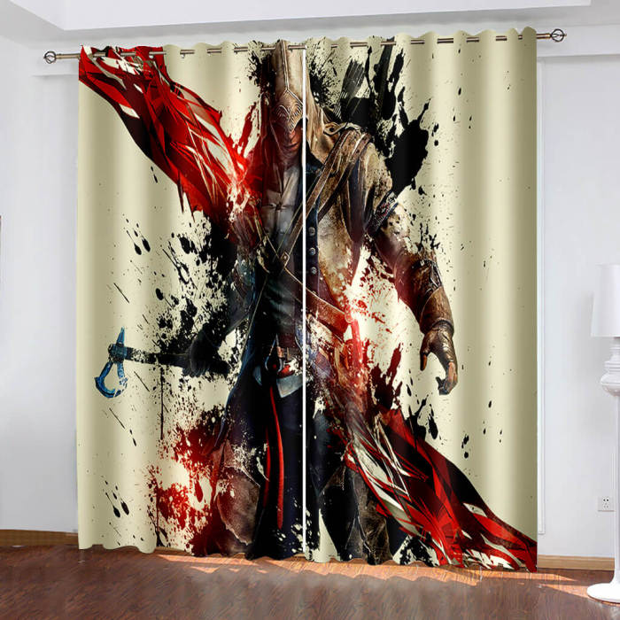 Assassin'S Creed Curtains Blackout Window Drapes