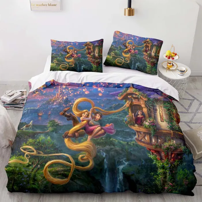 Tangled Bedding Set Pattern Quilt Cover Without Filler