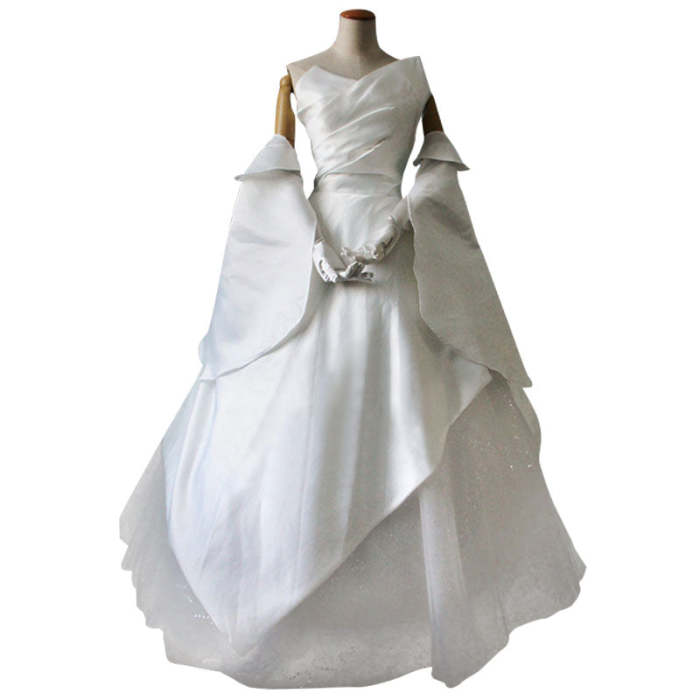 Final Fantasy Xv Lunafreya Nox Fleuret Wedding Dress Cosplay Costume