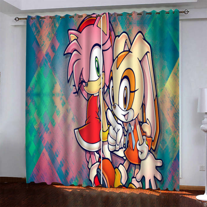 Adventures Of Sonic The Hedgehog Curtains Blackout Window Drapes