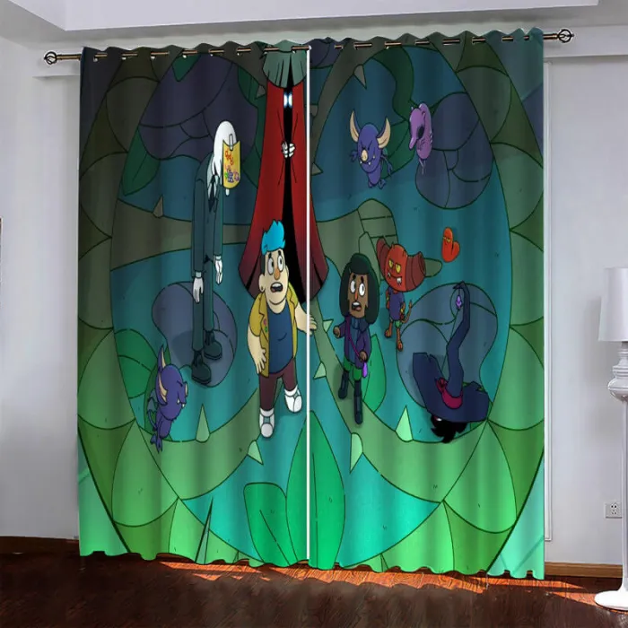 Dead End Paranormal Park Curtains Pattern Blackout Window Drapes