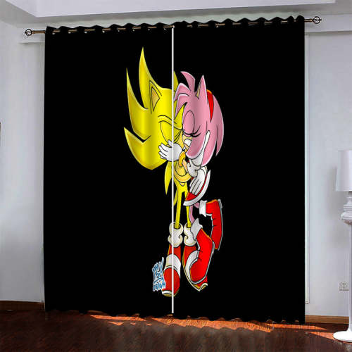 Adventures Of Sonic The Hedgehog Curtains Blackout Window Drapes