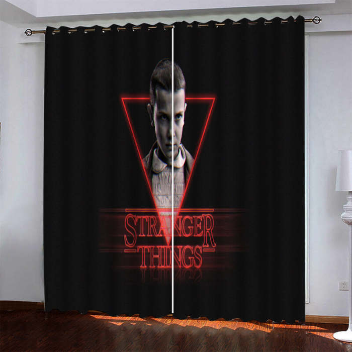 Stranger Things Curtains Pattern Blackout Window Drapes