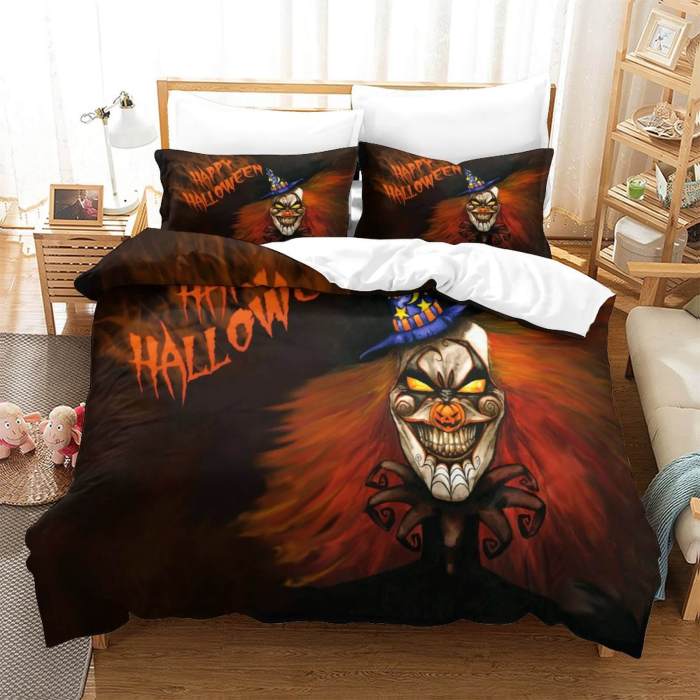 Halloween Pattern Bedding Set Quilt Cover Without Filler