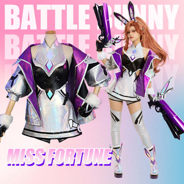 Lol batalha bunny miss fortuna cosplay sapatos jogo lol cosplay