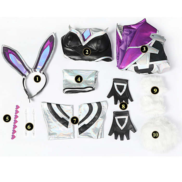 League Of Legends Lol Battle Bunny Miss Fortune Cosplay Costume