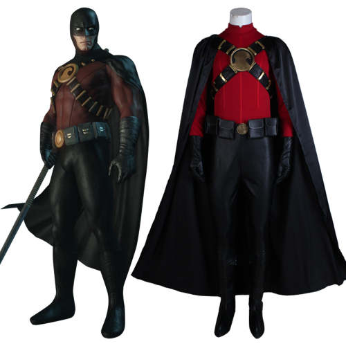 Batman: Arkham City Red Robin Suit Cosplay Costume