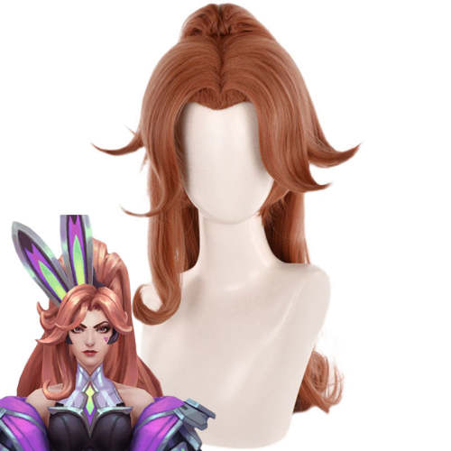 League Of Legends Lol Battle Bunny Miss Fortune Brown Cosplay Wig