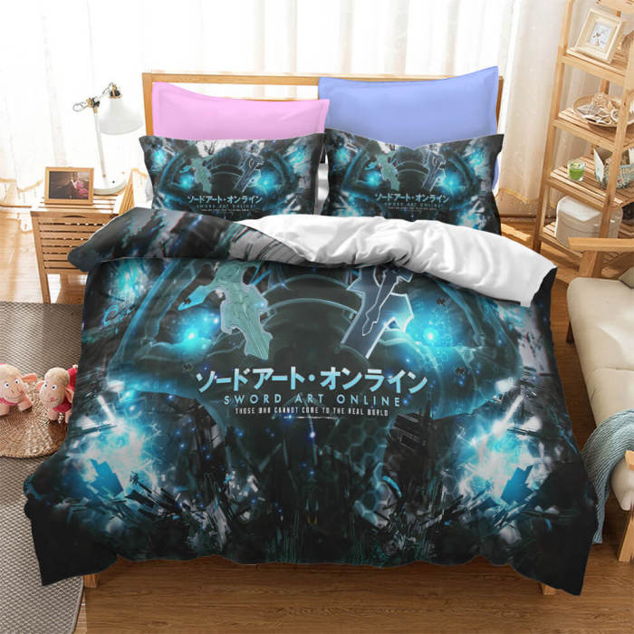 Sword Art Online Bedding Set Quilt Cover Without Filler