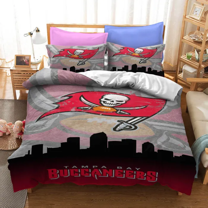 Nfl Rugby Team Bedding Set Pattern Quilt Cover Without Filler