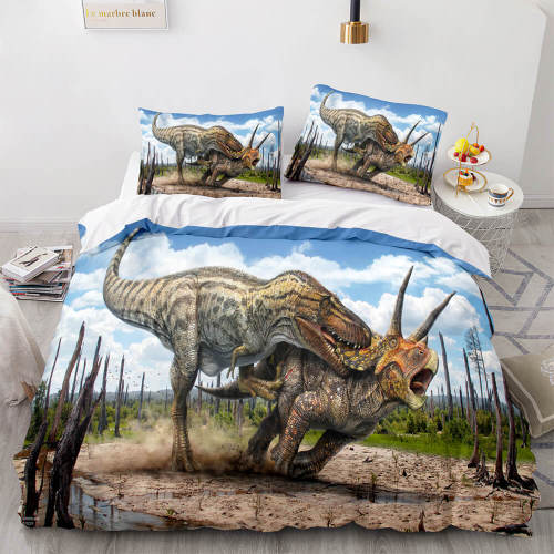 Dinosaur Bedding Set Pattern Quilt Cover Without Filler