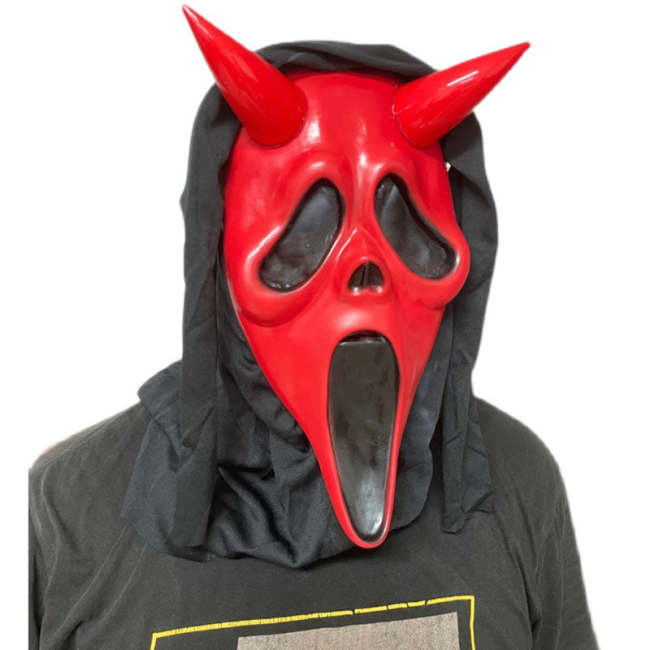 Dead By Daylight Ghostface Devil Demon Ghostface Mask Halloween Cosplay Accessory Prop