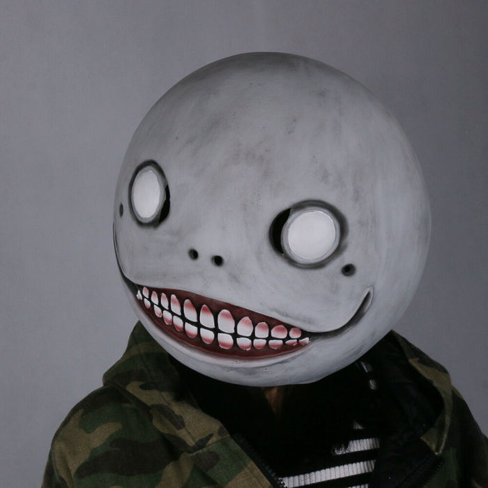 Game Cosplay Nier Automata Mask Emil Mask Latex 2B Cosplay Costume Prop Mask