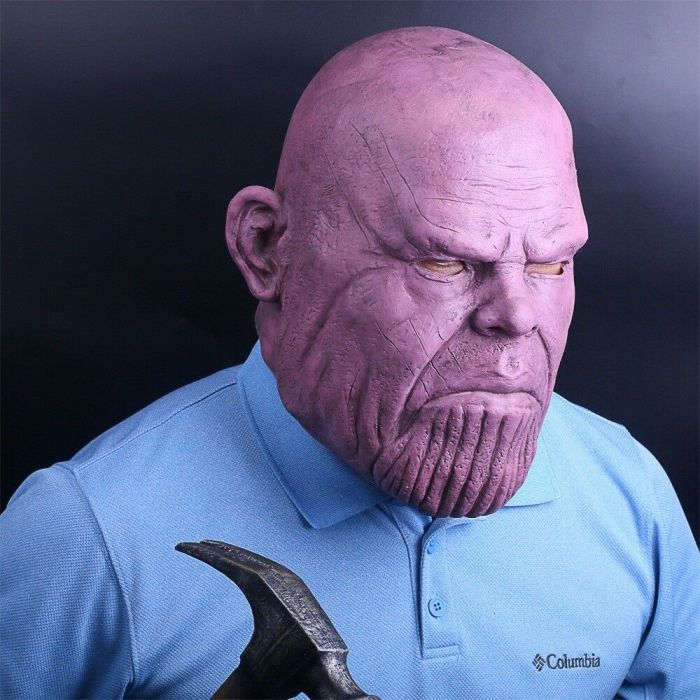Avengers Endgame Mask Thanos Mask Cosplay Superhero Thanos Mask Latex