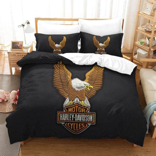 Harley Dayidson Bedding Sets Quilt Cover Without Filler