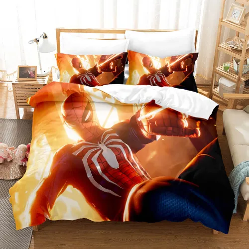 Game Marvels Spider-Man Bedding Sets Quilt Cover Without Filler