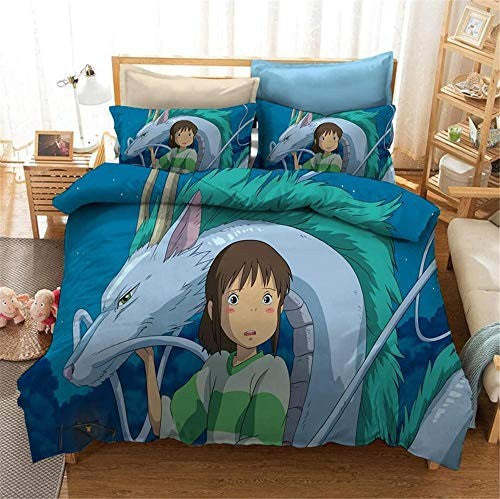 Spirited Away Bedding Sets Pattern Quilt Cover Without Filler