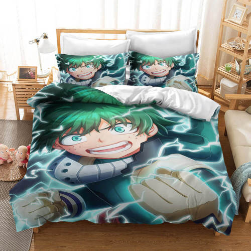 My Hero Academia Midoriya Izuku Bedding Sets Pattern Quilt Cover Without Filler