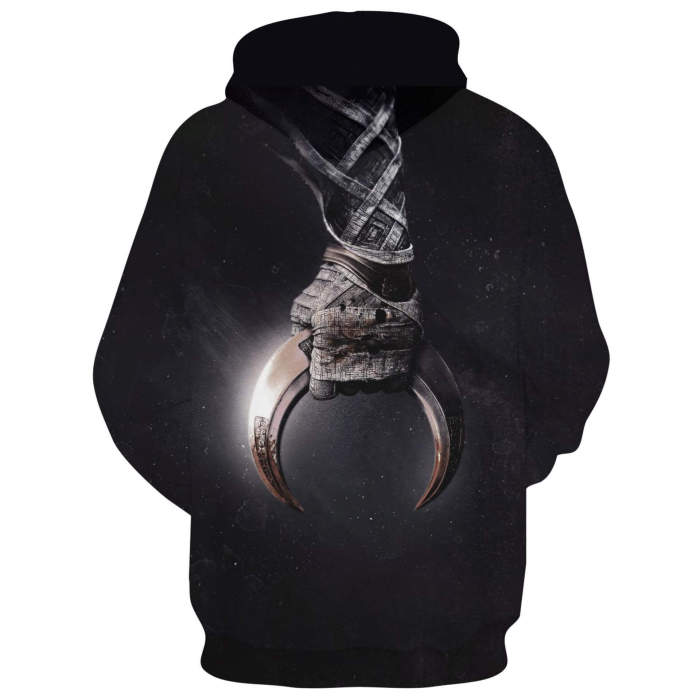 Moon Knight Hoodie Khonsu Movie Unisex Adult Cosplay 3D Print Sweatshirt Pullover