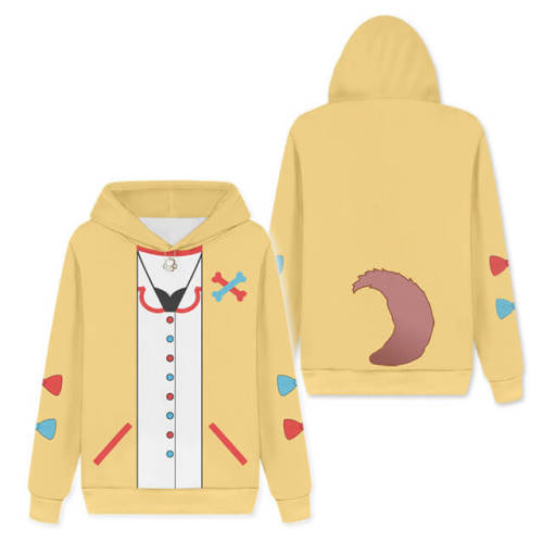 Hololive Inugami Korone Cosplay Nekomata Okayu Unisex Adult 3D Print Zip Up Hoodie Sweatshirt Jacket