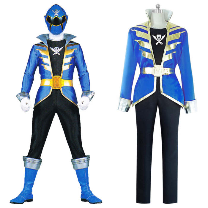 Power Rangers Super Megaforce Super Megaforce Blue Cosplay Costume
