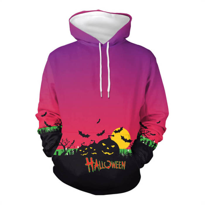 Pumpkin Halloween Costume Unisex Adult Cosplay 3D Print Pullover