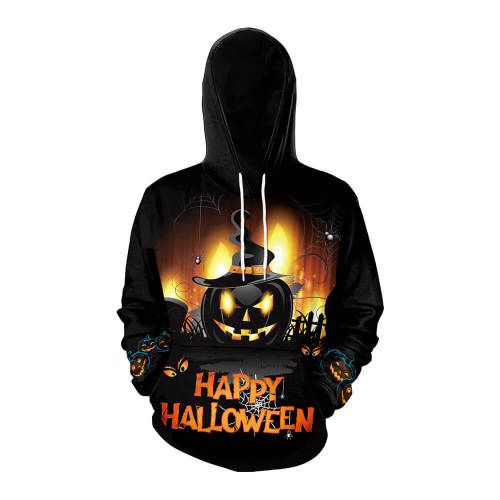Hoodie Halloween Costume Unisex Adult Cosplay Pullover Sweater