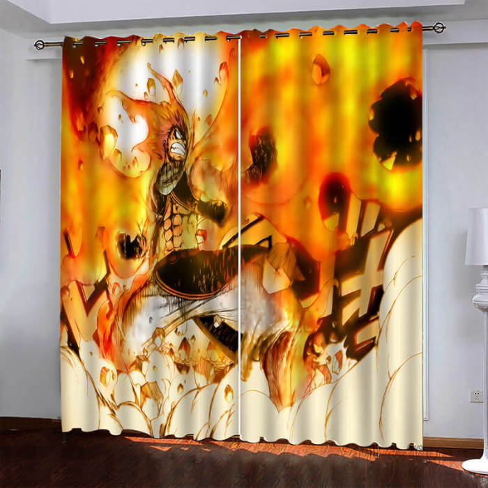 Fairy Tail Pattern Curtains Blackout Window Drapes