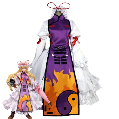 Touhou Project Bogie Yakumo Yukari Cosplay Costume