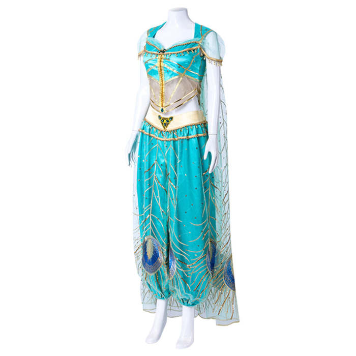   Aladdin Princess Jasmine Cosplay Costume