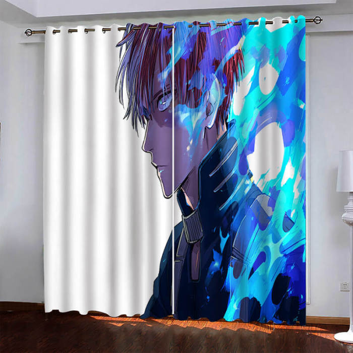 My Hero Academia Person Curtains Blackout Window Drapes