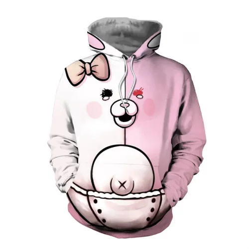 Danganronpa Hoodie Game Unisex Adult Cosplay 3D Print Pullover Sweater