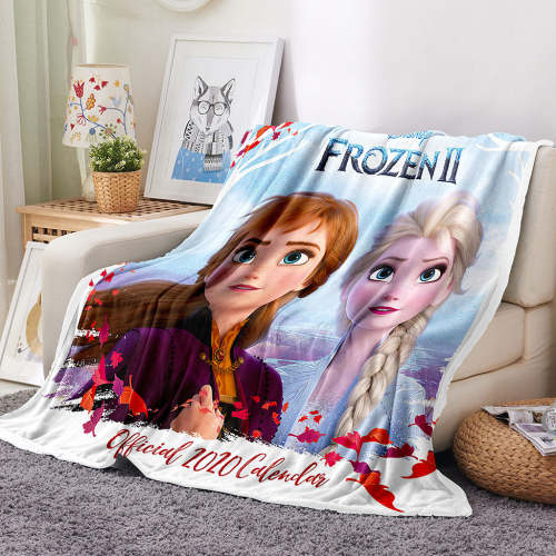 Frozen Blanket Flannel Throw Room Decoration