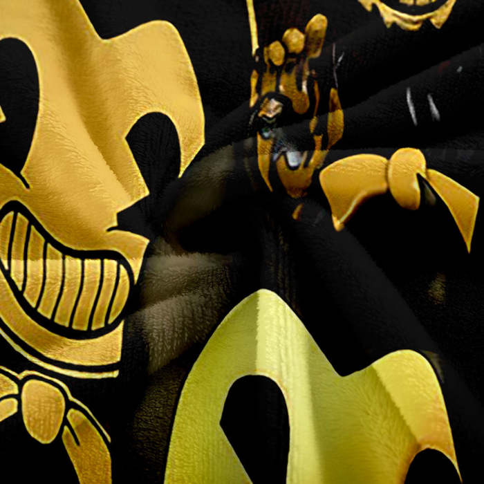 Bendy And The Ink Machine Blanket Flannel Throw Room Decoration