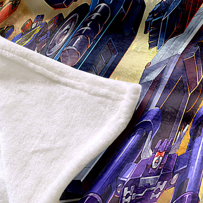 Transformers Blanket Flannel Throw Room Decoration