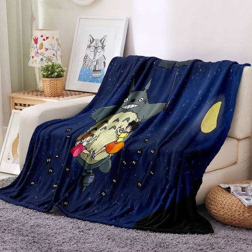 My Neighbour Totoro Blanket Flannel Throw Room Decoration