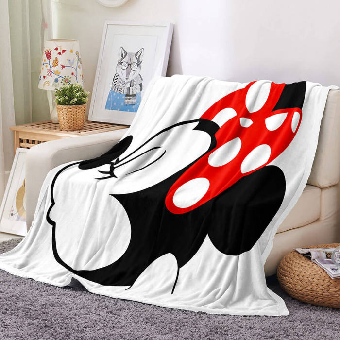 Mickey Blanket Flannel Throw Room Decoration