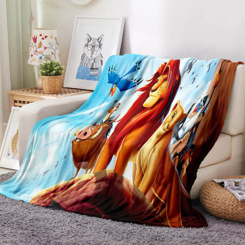 The Lion King Blanket Flannel Throw Room Decoration