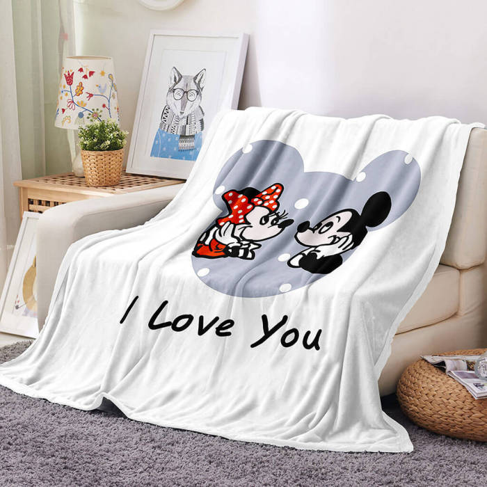  Mickey Mouse Blanket Flannel Throw Room Decoration