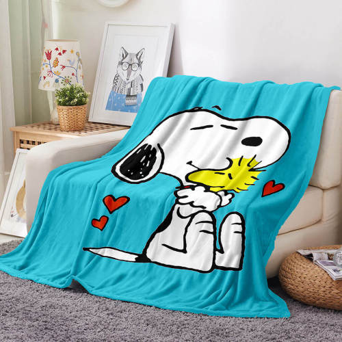 Snoopy Blanket Flannel Throw Room Decoration