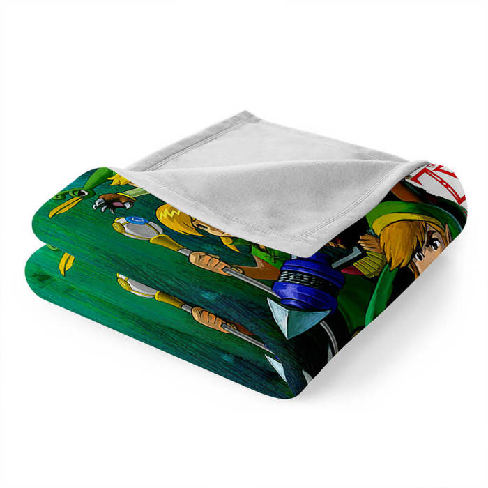 The Legend Of Zelda Blanket Flannel Throw Room Decoration