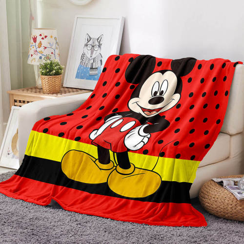 Mickey Blanket Flannel Throw Room Decoration