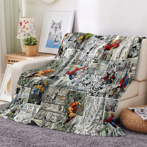 Marvel Spider Man Blanket Flannel Throw Room Decoration