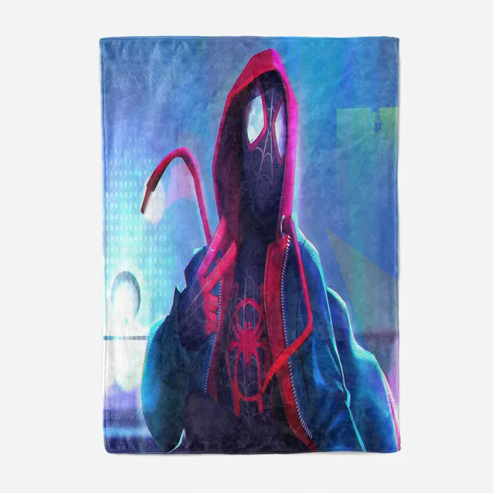 Into The Spider-Verse Gwen Blanket Flannel Throw Room Decoration