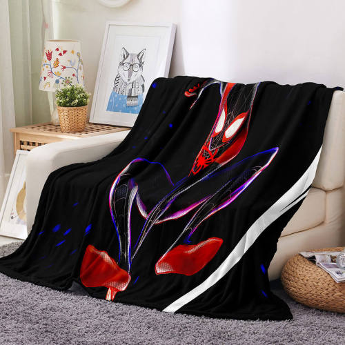 Into The Spider-Verse Gwen Blanket Flannel Throw Room Decoration