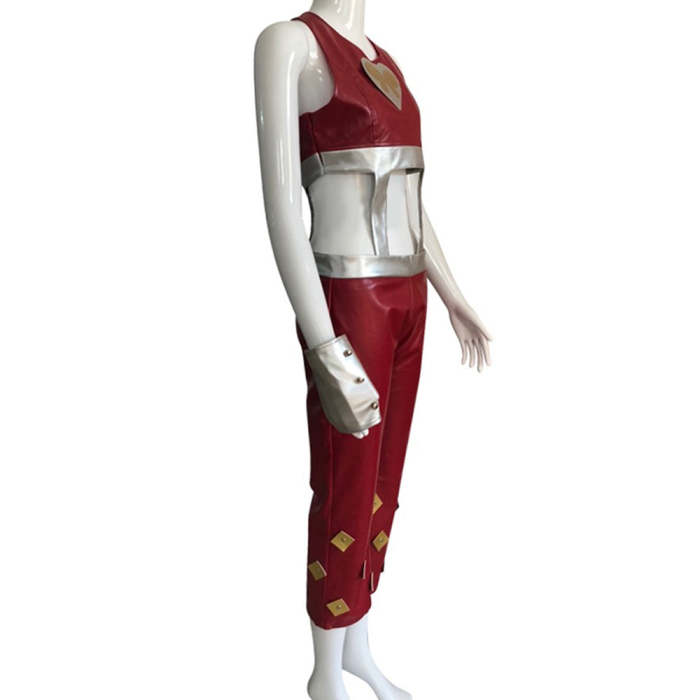 Jojo'S Bizarre Adventure：Stone Ocean Cujoh Jolyne Red Cosplay Costume