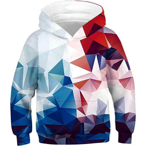 Geometric Printed 3D Hoodie Sweatshirt
