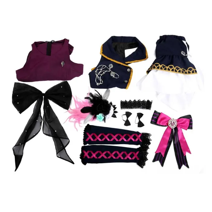 Bang Dream! Roselia Udagawa Ako Black Shout Cosplay Costume